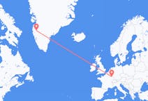 Flights from Metz, France to Kangerlussuaq, Greenland