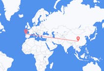 Flug frá Chengdu til Santiago de Compostela