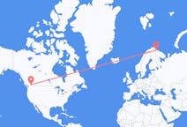 Flyrejser fra Penticton, Canada til Kirkenes, Norge