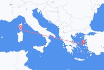 เที่ยวบินจาก Figari ไปยัง Chios