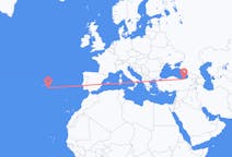 Flights from Ponta Delgada, Portugal to Trabzon, Turkey