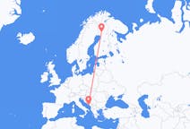 Flights from Dubrovnik in Croatia to Rovaniemi in Finland