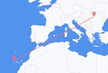 Flyrejser fra Santa Cruz de La Palma, Spanien til Cluj-Napoca, Rumænien