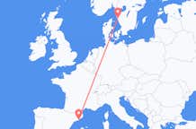 Flights from Gothenburg to Barcelona