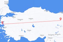 出发地 土耳其出发地 埃尔津詹目的地 希腊米蒂利尼的航班