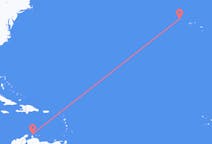 เที่ยวบิน จาก Aruba, อารูบา ไปยัง Flores Island, โปรตุเกส