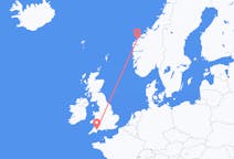 Flights from Ålesund, Norway to Exeter, the United Kingdom