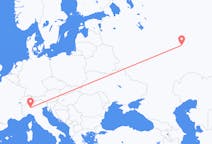 出发地 俄罗斯出发地 喀山目的地 意大利米蘭的航班
