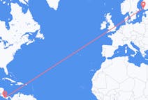 Flüge von David, Chiriqui, Panama nach Turku, Finnland