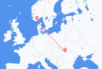 Flights from Baia Mare, Romania to Kristiansand, Norway