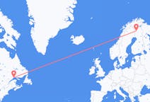 Flyreiser fra Sept-Îles, Canada til Kolari, Finland