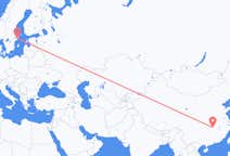 Flyreiser fra Yueyang, Kina til Stockholm, Sverige