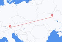Flyg från Innsbruck, Österrike till Kiev, Ukraina