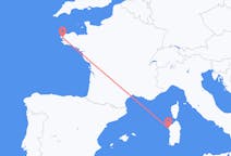 Vols depuis la ville de Brest vers la ville d'Alghero