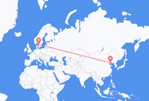 Flights from Qinhuangdao, China to Gothenburg, Sweden