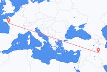 Flights from Sulaymaniyah, Iraq to Nantes, France