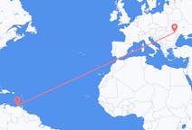 Flights from Porlamar, Venezuela to Iași, Romania