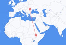Flyreiser fra Jinka, Etiopia til București, Romania