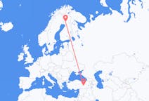 Vluchten van Rovaniemi, Finland naar Elazig, Turkije