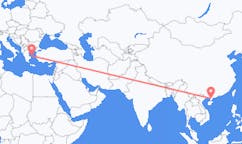 Рейсы из Чжаньцзяна, Китай на Скирос, Греция
