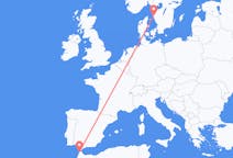 Flyg från Tanger, Marocko till Göteborg, Sverige