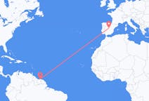 Flights from Paramaribo, Suriname to Madrid, Spain