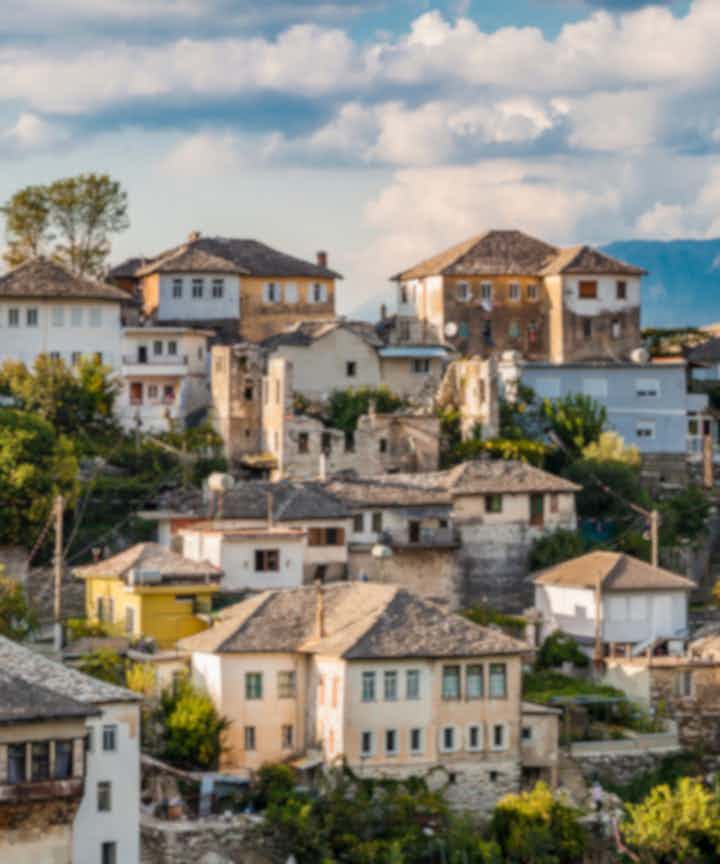 Circuits et billets à Gjirokastra, Albanie