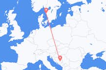Flyrejser fra Sarajevo til Göteborg