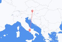 Vuelos de Graz, Austria a Nápoles, Italia