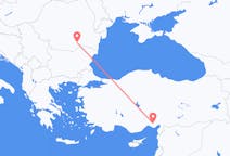 Flyreiser fra Adana, til București