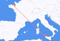 Flights from Rennes, France to Trapani, Italy