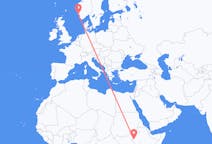 Flights from Gambela, Ethiopia to Haugesund, Norway