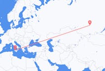 Flights from Krasnoyarsk, Russia to Palermo, Italy