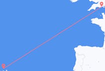 Flights from Graciosa, Portugal to Bournemouth, the United Kingdom