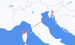 Fly fra Rijeka til Calvi, Haute-Corse
