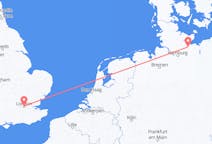 Flyreiser fra London, England til Lubeck, Tyskland