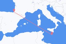 Flyg från Biarritz till Malta (kommun)