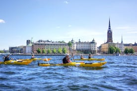 Kajaktour door het centrum van Stockholm