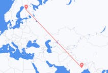 Flights from Ranchi, India to Kajaani, Finland
