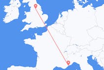 Flights from Nice, France to Leeds, England