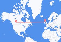 Flyreiser fra Edmonton, Canada til Belfast, Nord-Irland