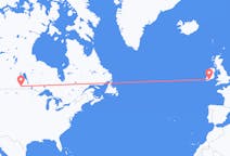 出发地 加拿大布兰登目的地 爱尔兰科克的航班
