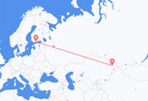 Flights from Oskemen to Helsinki