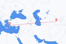 Flyg från Samarkand, Uzbekistan till Bodrum, Turkiet