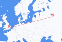 Flyg från Jaroslavl till London