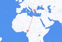 Flyg från Yaoundé, Kamerun till Aten, Grekland
