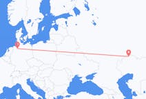 Flyreiser fra Muntlig, Kasakhstan til Bremen, Tyskland