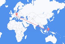 Flyg från Manado, Indonesien till Graz, Österrike