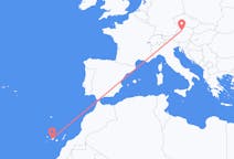 Vols de Linz, Autriche vers Santa Cruz de Ténérife, Espagne
