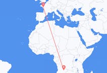 Flyreiser fra Luena, Angola til Nantes, Frankrike